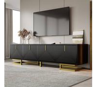 STILVORA TV Cabinet with Storage & Black Finish STILVORA Black