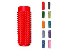 Stim Tools for Adults, Portable Vibrant Colors Fidget Tool, Pain Spiky Grippy Stim Keychain, 3D Printed Venting Key Pendant with Quiet Design for Anxiety Relief(Red)