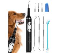 Stim-U-Dent Dog Plaque Remover for Teeth, Pet Teeth Cleaning Products for Tartar & Plaque Off, with LED-Light, Dog Toothbrush for Dental Care, Finger Toothbrush