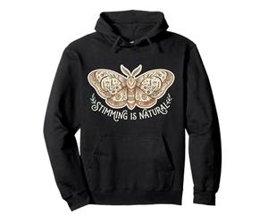 Stimming Is Natural STIM Autism Cottagecore Butterfly Pullover Hoodie