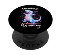 Stimming & Winning Funny Autism Dinosaur Flapping PopSockets Adhesive PopGrip