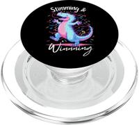 Stimming & Winning Funny Autism Dinosaur Flapping PopSockets PopGrip for MagSafe