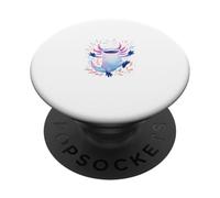 Stimming & Winning Funny Axolotl Autism Neurodivergent PopSockets Adhesive PopGrip
