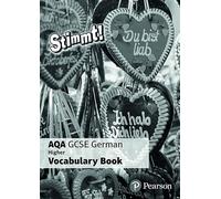 Stimmt! AQA GCSE German Higher Vocab Book (pack of 8)