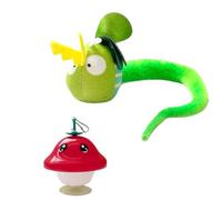 Stimulating Cat Toy | Indoor Cat Toy with Chirling Sound, Touch Activated, Elastic Cord Included, Pet Supplies, Indoor Game for Kittens, Exercise Play, Boredom Relief, Single Person Play