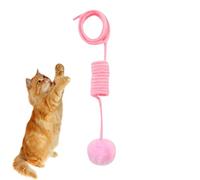 Stimulating Cat Toys, Auto Play Cat Toys | Interactive Cat Toy with Hanging Rope,Flexible Interactive Cat Toy, PU Exercise Toys