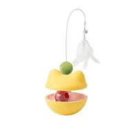 Stimulating Cat Toys, Interactive Enrichment Treat Dispenser - Standalone Toys for Indoor Cats and Kittens - for Mental Stimulation Anti-Boredom Home Apartment Living Room Bedroom