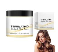 Stimulating Scalp and Hair Balm, Nourishes Scalp & Hair, Shea Butter and Mango Butter Blend, Provide Healthy Nutritional Care (1 Piece)