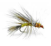 Stimulator Yellow Trout Dry Trout Flies - Hand Tied - Sizes 12,14,16,18 Fly Pattern - One Dozen (18)