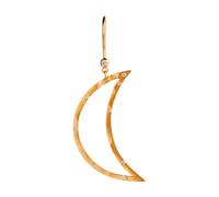 STINE A Jewelry Big Bella Moon Earring Single Goldplated Silver 1260-02-S - Woman - 925 Sterling Silver Gold 56 mm