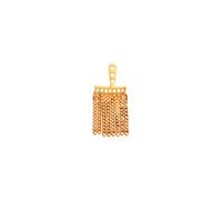 STINE A Jewelry Dancing Chains Behind Ear Earring Single Goldplated Silver 1133-02-S - Woman - Quartz - 925 Sterling Silver Gold 20 mm