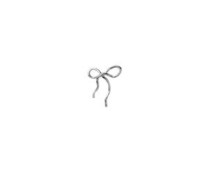 STINE A Jewelry Flow Bow Earring Single Silver 1343-00-S - Woman - 925 Sterling Silver Silver 18 mm