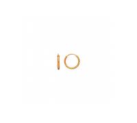 STINE A Jewelry Petit Tinsel Earring Single Goldplated Silver 1094-02-S - Woman - 925 Sterling Silver Gold 10 mm