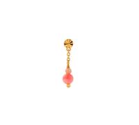 STINE A Jewelry Tres Petit Etoile Earring Single Goldplated Silver 1361-02-S - Woman - 925 Sterling Silver Gold/Pink 15 mm