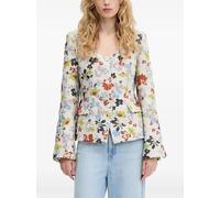 Stine Goya floral-brocade jacket - White XS-M-XL