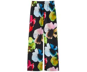 Stine Goya Floral-print Matte Satin Trousers - Multicoloured 1 - XL (UK16 /xl)
