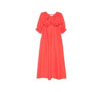 Stine Goya ruffled midi dress - Red XS