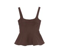 Stine Goya square-neck top - Brown S-M