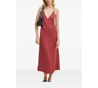 Stine Goya V-neck ruffled dress - Red XXS-XS-M