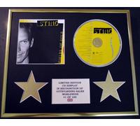 STING/CD DISPLAY/LIMITED EDITION/COA/FIELDS OF GOLD