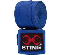 STING Elasticised Hand Wraps, Comfortable Wraps with Secure Support, Ideal for Boxing, MMA, Muay Thai, and Martial Arts, Wrist Wraps for Men and Women, Cobalt Blue, 3 m