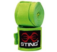 STING Elasticised Hand Wraps, Comfortable Wraps with Secure Support, Ideal for Boxing, MMA, Muay Thai, and Martial Arts, Wrist Wraps for Men and Women, Green, 4.5 m
