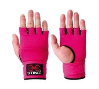 STING Elasticised Quick Boxing Hand Wrap Gloves, Boxing Equipment for MMA Competition and Training, Pink, M