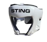 STING Orion Gel Open Face Head Guard, Neo Gel Fusion-Tech Boxing Headguard with Safety Padding for Men and Women, Ideal for Boxing, MMA, Muay Thai, Kickboxing, and More, White, X-Large