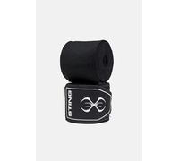 STING Sports Elasticised Hand Wraps 2.0, Black | Boxing and MMA Wrist Support with Thumb Loop and Hook-and-Loop Closure | Combat Sports Training | 4.5m Length