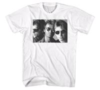 Sting & The Police in Shades Men's T Shirt Steward Copeland Andy Summers Band White
