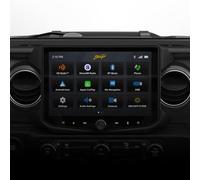 Stinger HORIZON10 10.1" Jeep Wrangler JL (2018-23)/Gladiator JT (2020-23) Flush Stereo Radio Kit IP65 Touchscreen, Certified Wireless CarPlay/Android Auto, Off-Road Gauges, HDMI, Cam/USB In, Bluetooth
