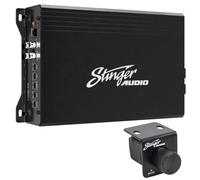 Stinger MT-1500 1500W RMS Monoblock Car Amplifier - High-Power Subwoofer & Deep Bass Performance, 1Ω Stable, Low-Distortion Mobile Audio Upgrade