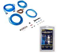 Stinger Select SSK8-8AWG AMP Complete Wiring Kit - Complete 8 Gauge CCA Amplifier Wiring Kit w/ 2 Channel RCA Interconnects & MIDI Fuse w/Holder - Car Audio installation accessory