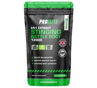 Stinging Nettle Root | 30 Capsules Vegan - 24:1 Extract 12,000mg Nettle Root per Capsule | High Strength Stinging Nettle Alternative to Powder NO Fillers & Binders | Made in UK by PROELITE