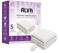 STINGRAY Electric Underblanket Single 90x190cm - Heated Under Mattress Blanket - 3 Heat Settings - Fast Heat Up - Overheat Protection - Machine Washable - 65W Coral Fleece