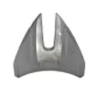 STINGRAY HYDROFOILS - Starfire Hydrofoils for 40-300 hp Boats (Grey) - No-Drill Engine Stabilizer Fins for Outboard/Outdrive Motors - Made in The USA