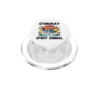 Stingray Is My Spirit Animal Kawaii Cartoon Funny Stingrays PopSockets PopGrip for MagSafe
