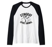 Stingray is My Spirit Animal Raglan Baseball Tee