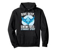 Stingray Lover Marine Biology Underwater Ocean Animal Pullover Hoodie