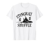 Stingray Shuffle Beach Walker How to Avoid Stings in The Bay T-Shirt