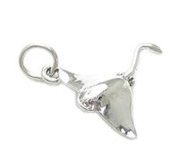Stingray sterling silver charm .925 x 1 Sting Ray Bat Manta Rays charms
