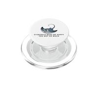 Stingrays Make Me Happy You Not So Much Funny Stingray PopSockets PopGrip for MagSafe