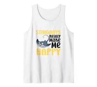 Stingrays Make Me Happy You Not So Much Funny Stingray Tank Top