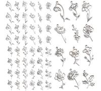 stino 28Pcs Stainless Steel Chakra Symbols Charms (Chakra(28Pcs))