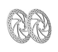 stio 2PCS 160mm Scooter Brake Disc Rotor Pad 6 Holes Rounded compatible with KAABO Wolf Warrior 11+,Wolf Warrior 11 PRO+,Wolf Warrior GT Pro,Wolf King+,Wolf King GT Pro,Wolf King GT/GTR Brake Parts