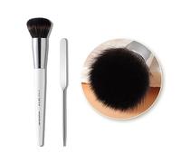 Stippling Kabuki Powder Bronzer Makeup Brush for Face Ch uo Fiber Flat Top Brush