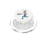 Stir Fry Crazy Cook PopSockets PopGrip for MagSafe
