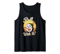 Stir! It Up - Funny Cartoon Cocktail Glass Drink Design Tank Top