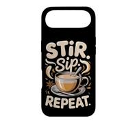 Stir Sip Repeat Masala Chai Tea Lover Spiced Tea Case for iPhone Air