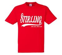Stirling Albion Scottish Scotland Football Tshirt dad Team Husband Mens Present Gift Shirt Premium Soccer League Club Black